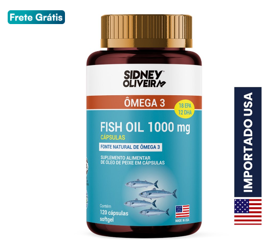 Ômega 3 1000Mg Made In Usa 120 Cápsulas