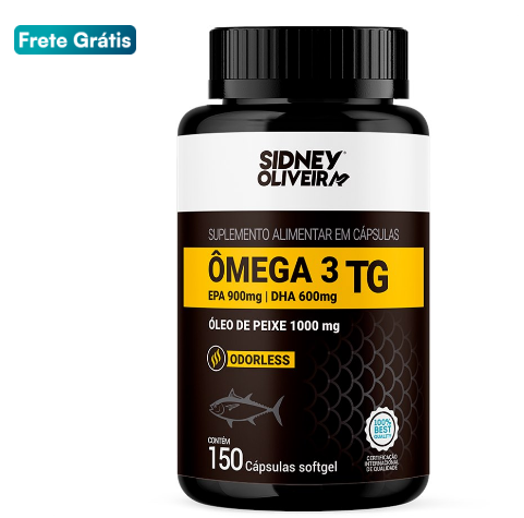 Ômega 3 Tg Odorless 1000Mg 150 Cápsulas Softgel