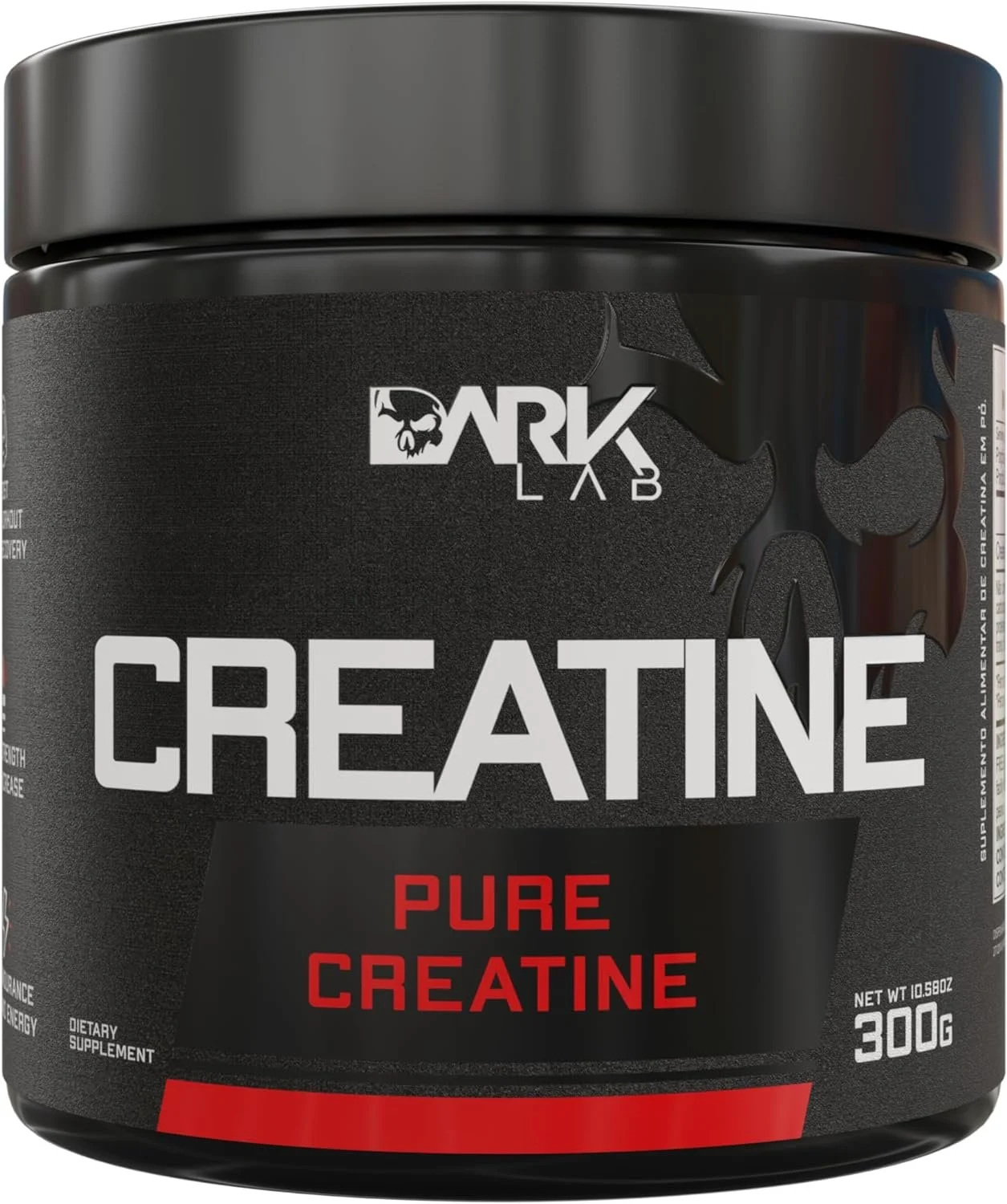 atdcdygahad.webp Creatina Pura Monohidratada Dark Lab 300g - Imagem 1