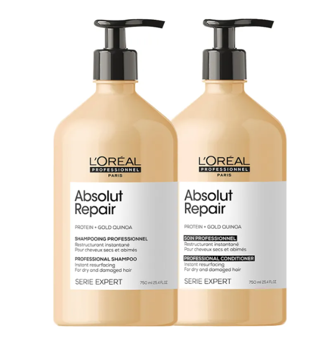 imagem-produto-067 Kit Loreal Absolut Repair Shampoo 750ml e Condicionador 750ml - Imagem 1