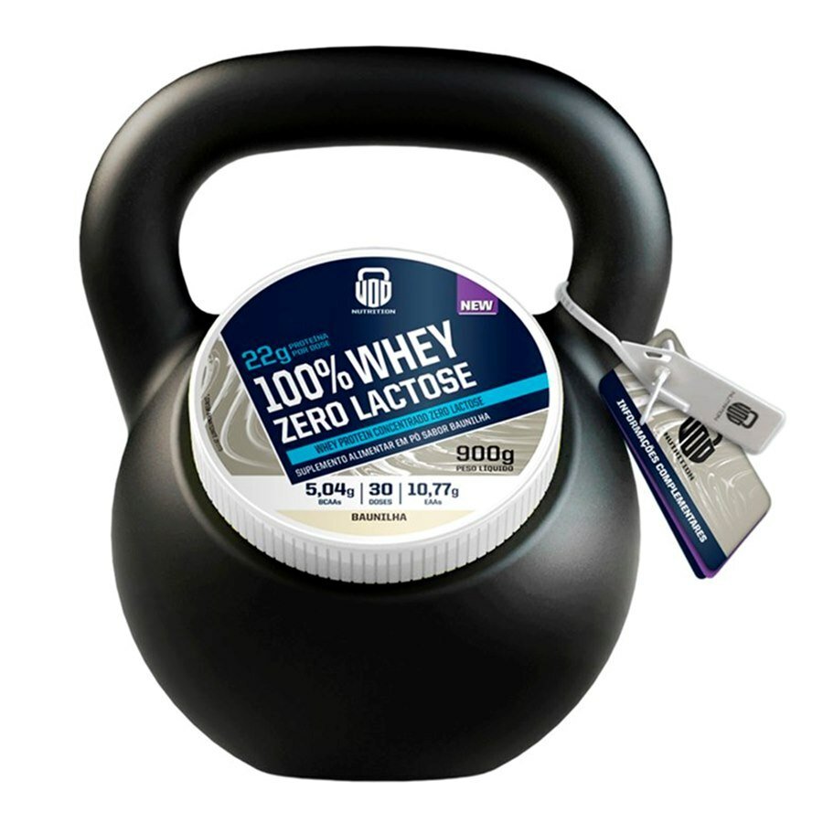 Whey Protein Zero Lactose Wod Nutrition Baunilha 900g
