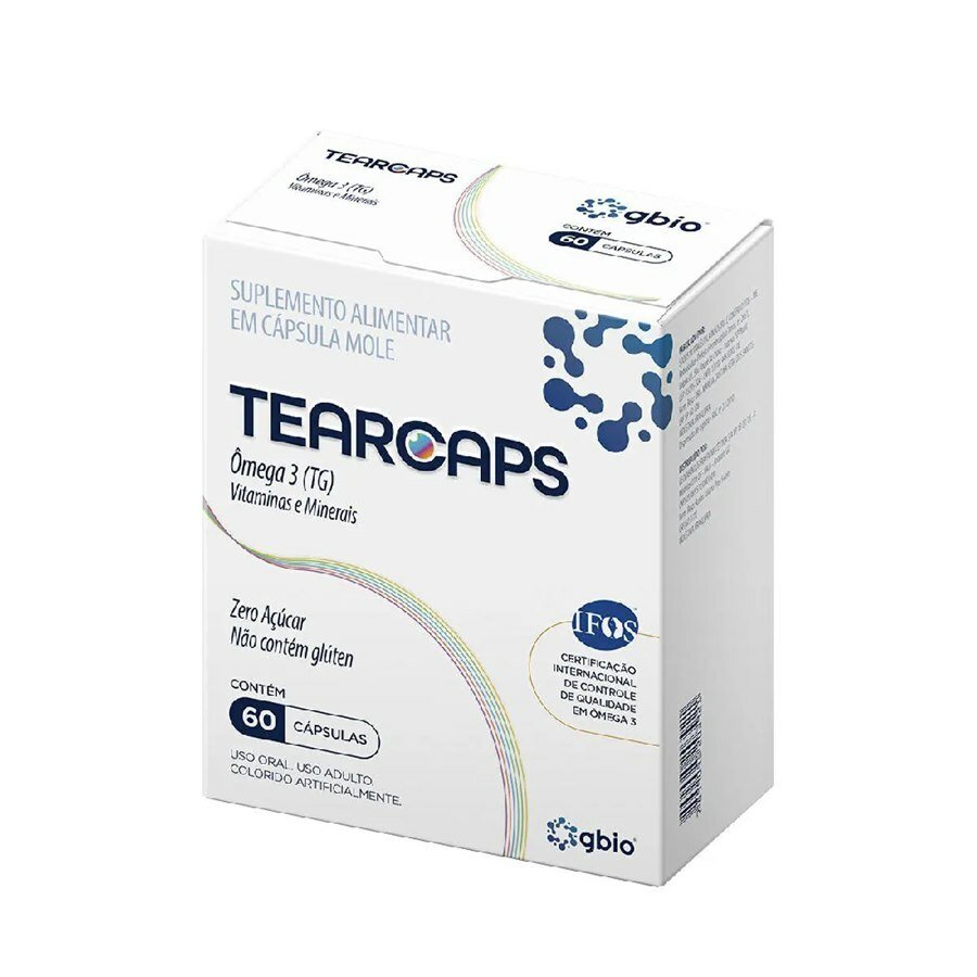 Suplemento Alimentar Tearcaps 60 Cápsulas