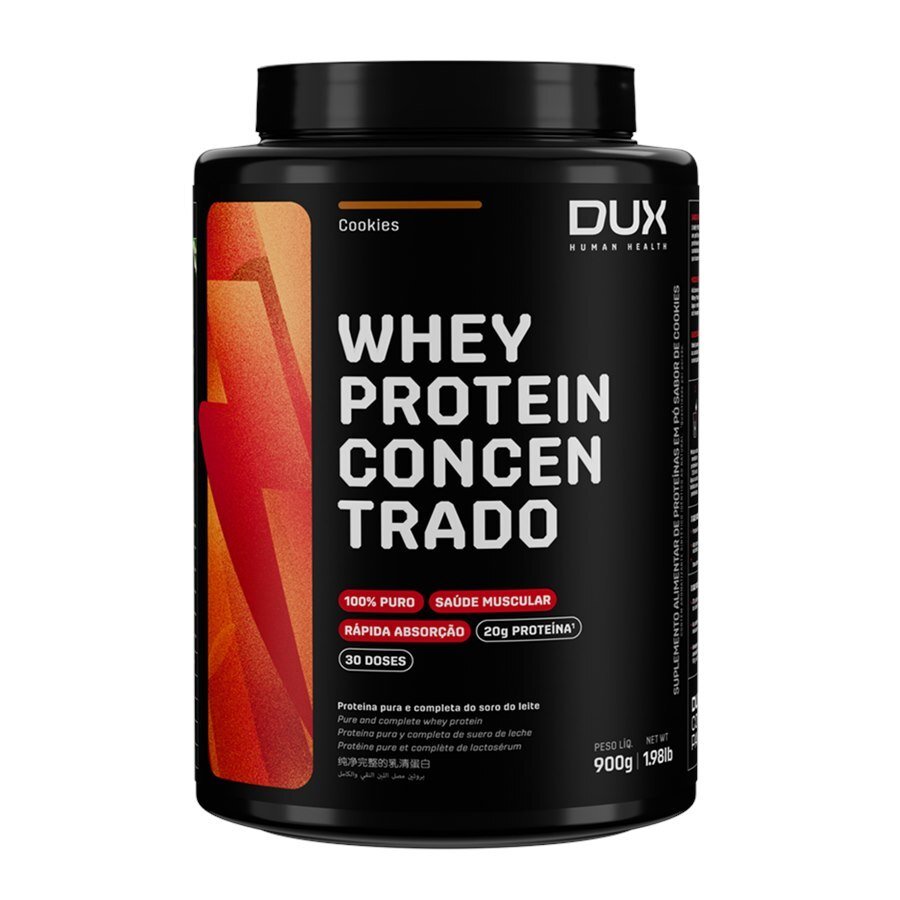 Whey Protein Concentrado Sabor Cookies 900g