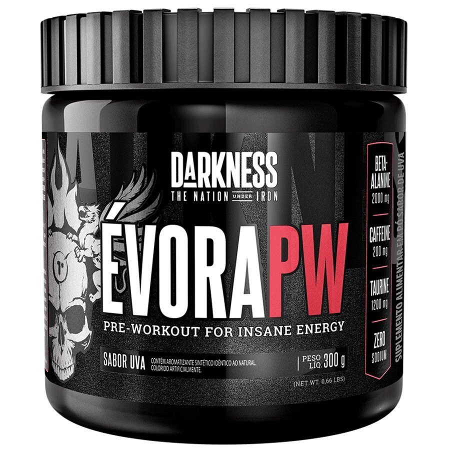 large-638669324302533552-828780.jpg Pré-Treino Évora Pw Sabor Uva Darkness 300g - Imagem 1