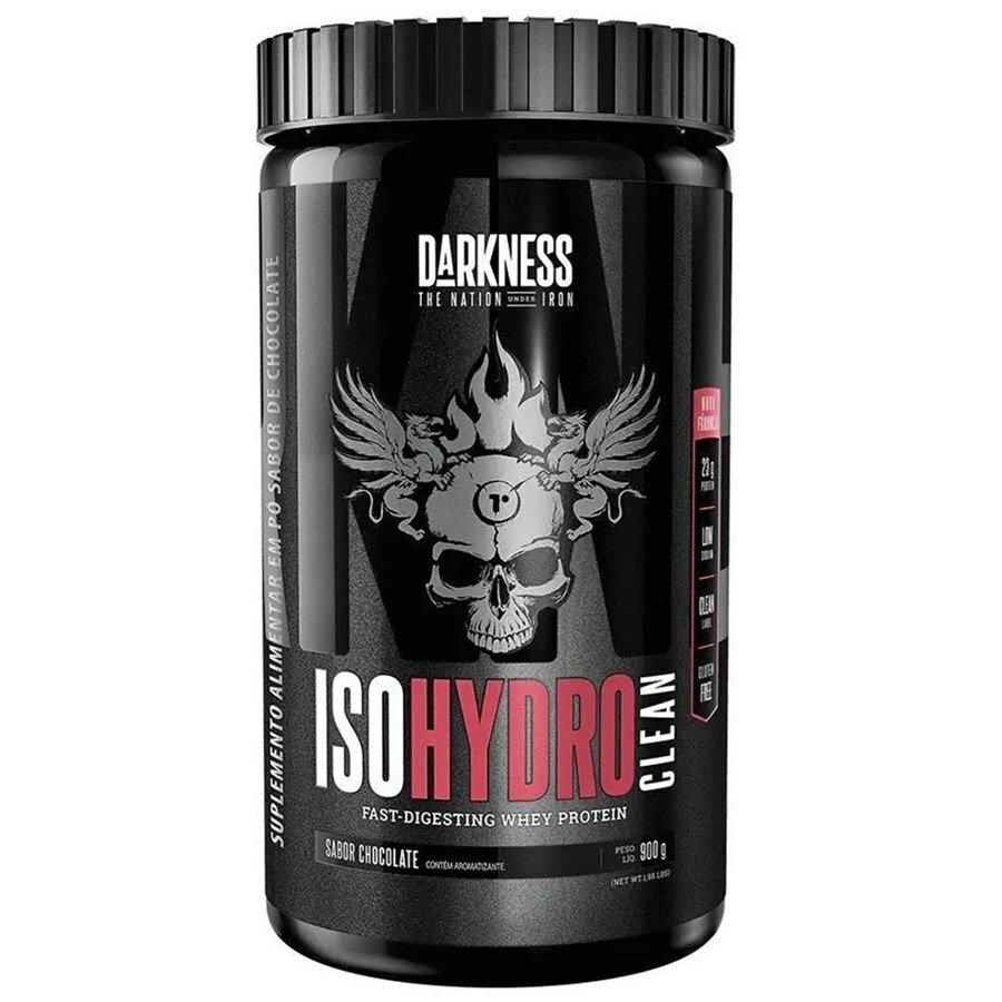 large-638775542582933601-828787_3.jpg Whey Protein Iso Hydro Clean Sabor Chocolate Darkness 900g - Imagem 1