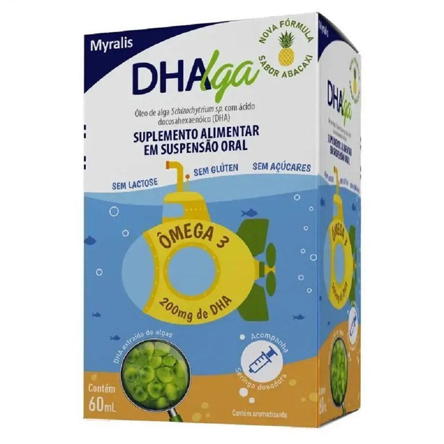 Ômega 3 De Microalgas - Dhalga Gotas 60ml
