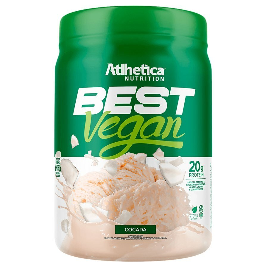 large-638863619169168806-830523.jpg Protein Best Vegan Sabor Cocada Atlhetica 500g - Imagem 1