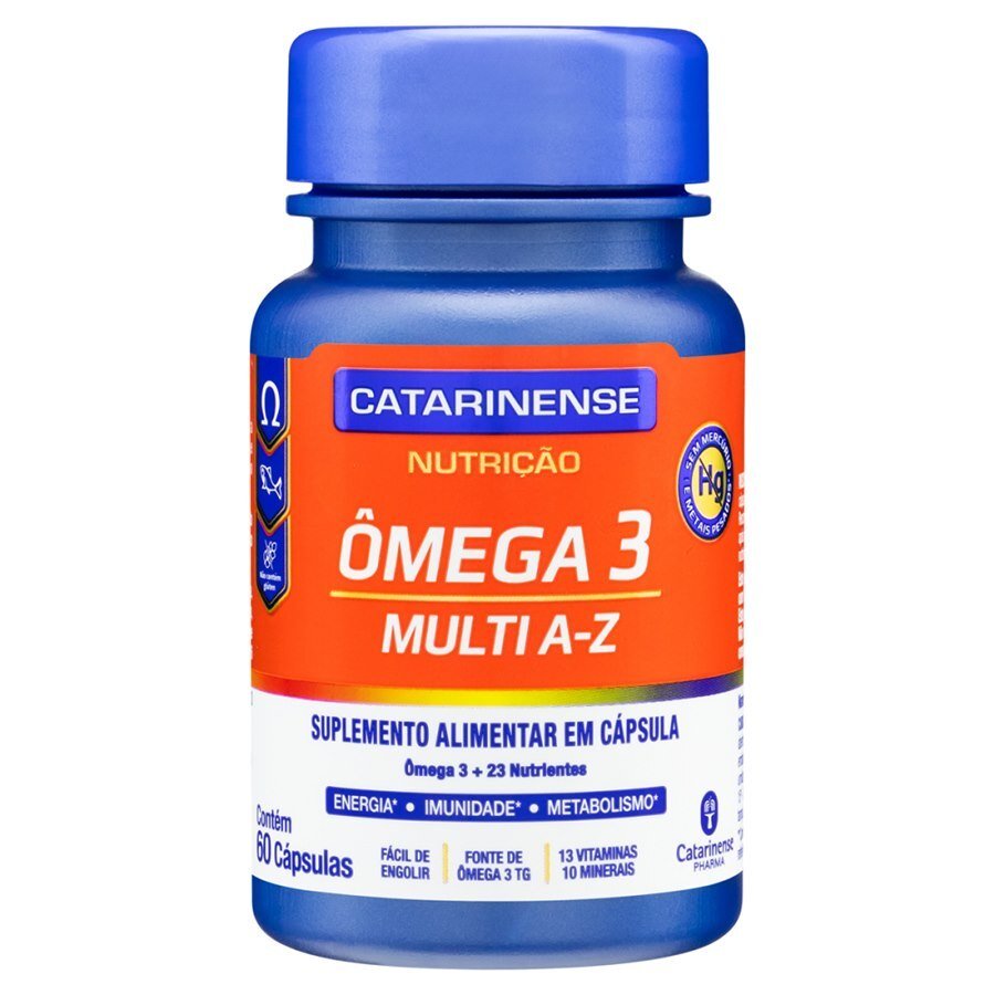 large-638884487432404888-830727.jpg Ômega 3 Multi A-Z 60 Cápsulas - Catarinense - Imagem 1
