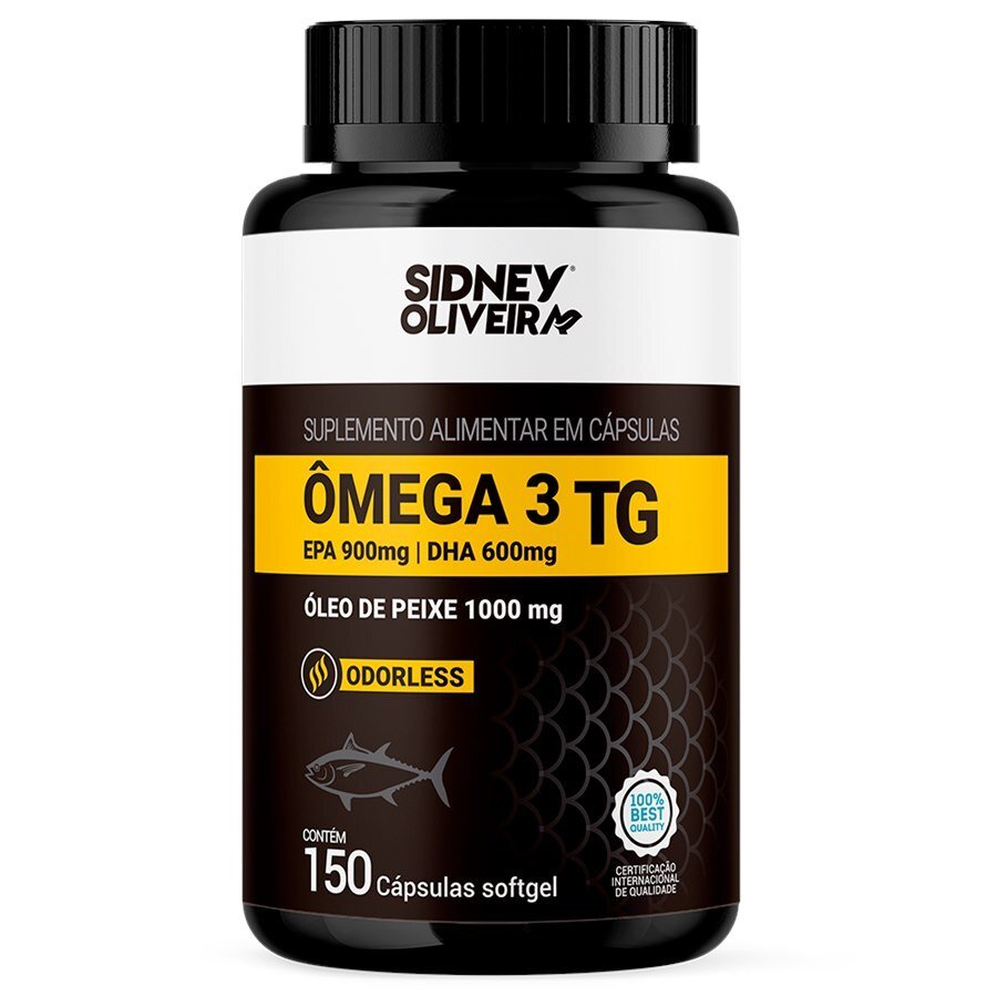 large-638953646753643221-820106_3.jpg Ômega 3 Tg Odorless 1000mg 150 Cápsulas Softgel Sidney Oliveira - Imagem 1