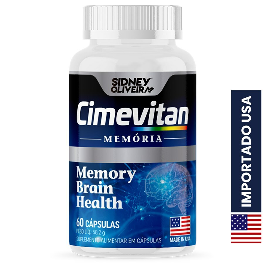 Cimevitan Memória Made In Usa 60 Cápsulas