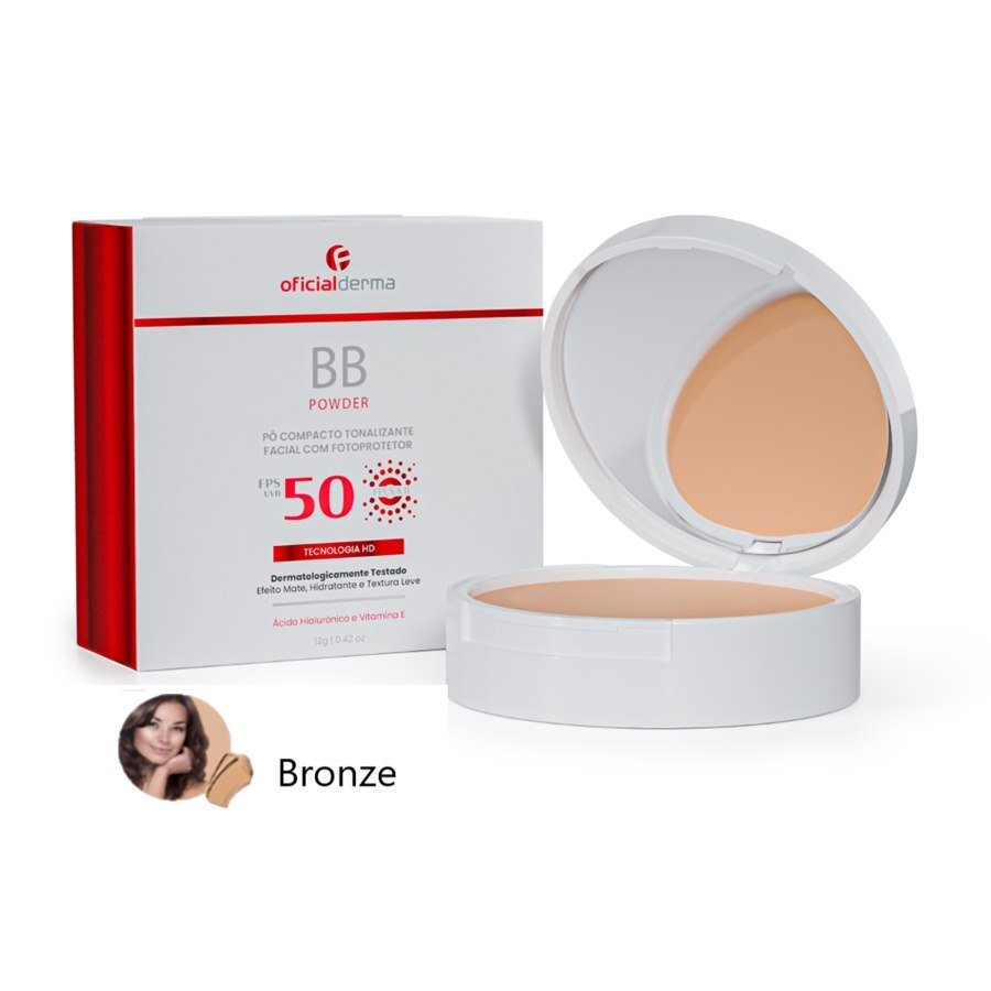 large-639082531688852319-832746.jpg Pó Compacto Tonalizante Facial Bb Powder Cor Bronze Fps50 12g - Imagem 1