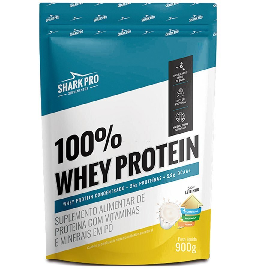large-639120294171195046-833400_2.jpg 100% Whey Protein Shark Pro Sabor Leitinho Refil 900g - Imagem 1