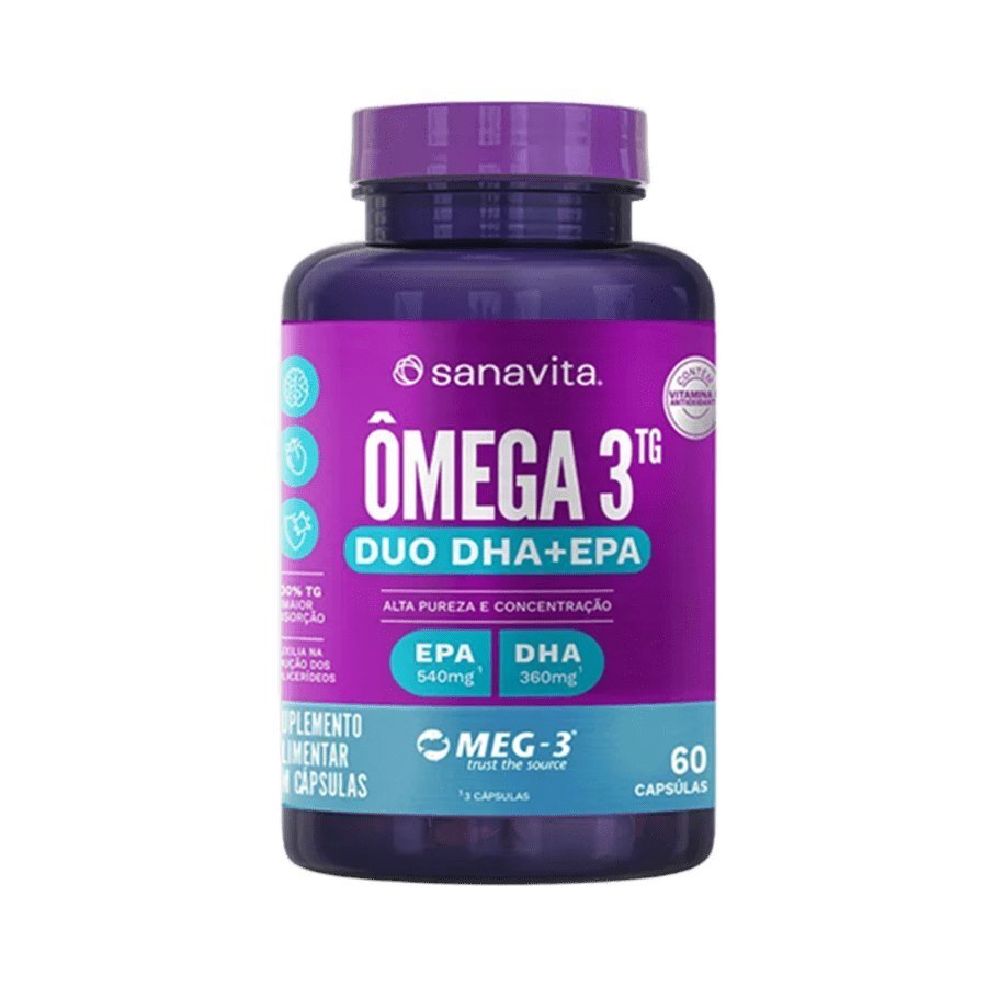 Ômega 3tg Duo Sanavita 60 Cápsulas