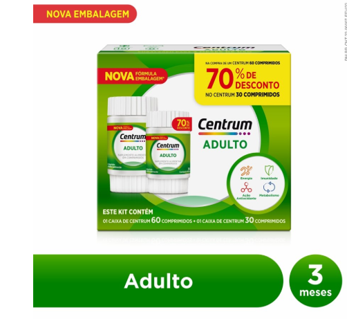 Captura de tela 2026-09-09 231604 Suplemento Alimentar Centrum Kit 60 Comprimidos + 30 Comprimidos - Imagem 1