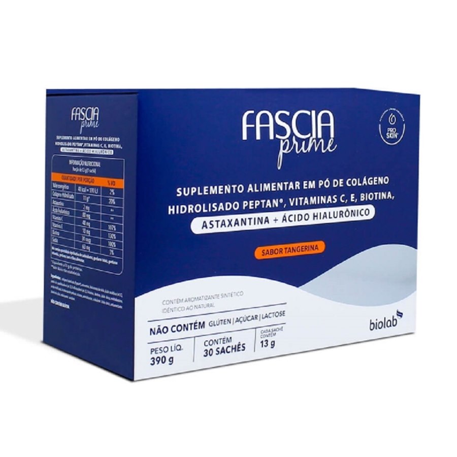 large-637528859075549749-817589 Fascia Prime Colágeno Em Pó Sabor Tangerina 13g 30 Sachês - Imagem 1