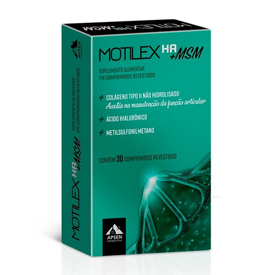 large-638265211900542389-823957 Suplemento Alimentar Motilex Ha + Msm 30 Comprimidos - Imagem 1